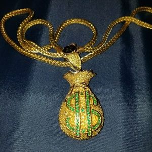 Gold plated chain and pendent